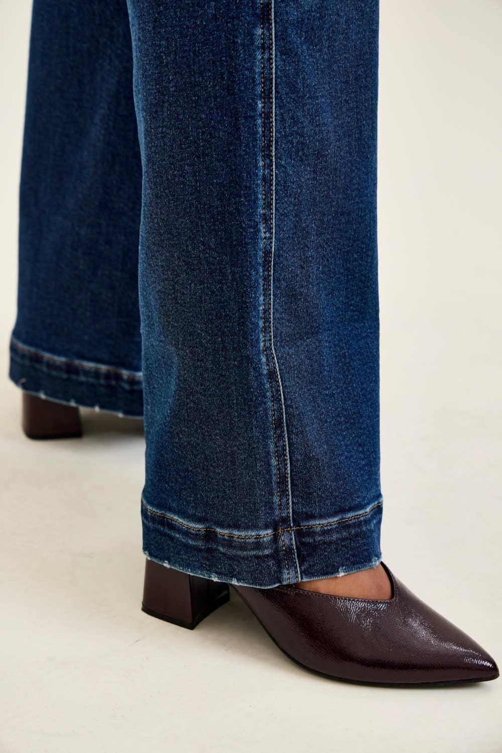 Judy Blue LUX Retro Wide Leg Jeans