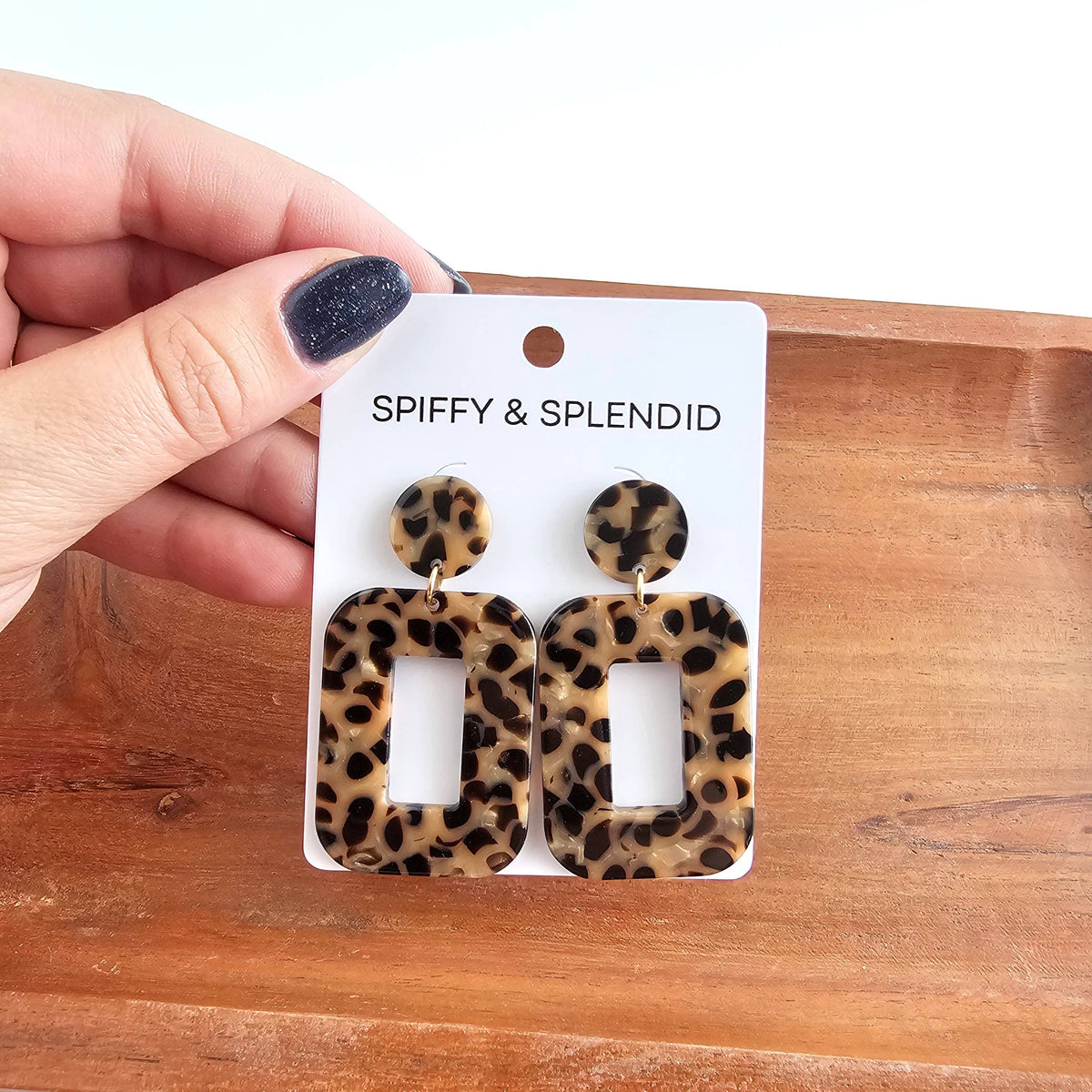 Margot Earrings | Cheetah