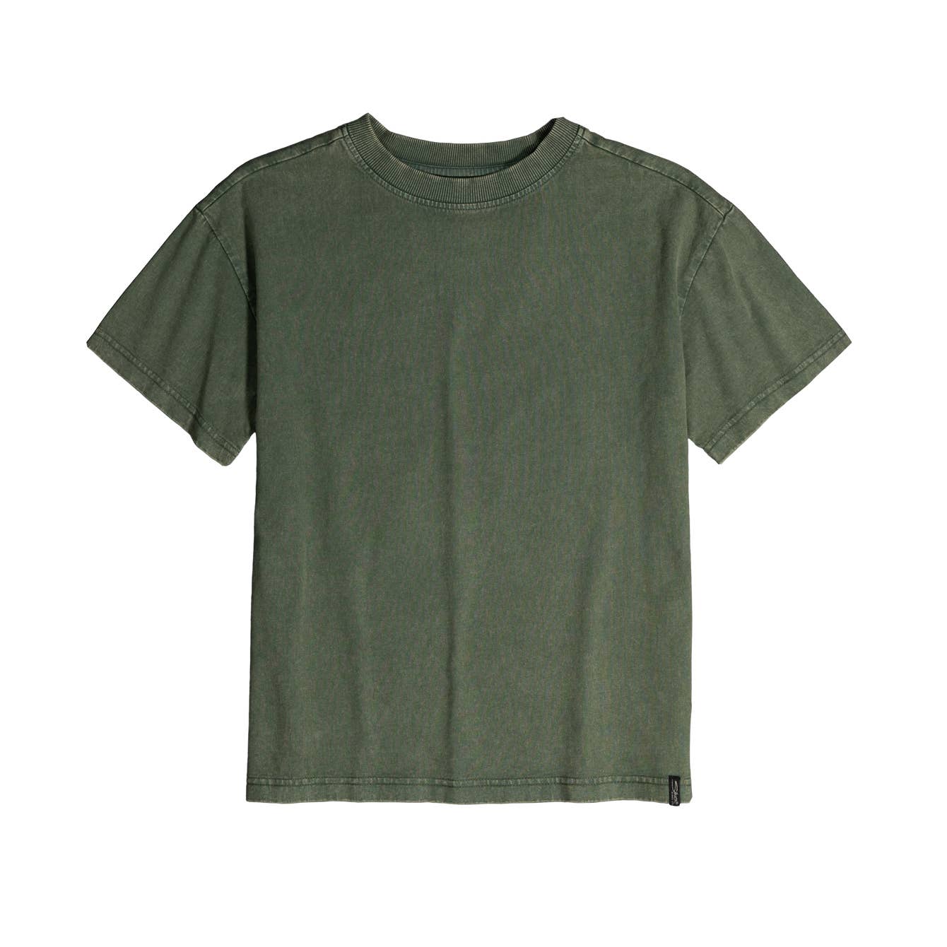 Boys Marble Wash Loose Fit Crew Neck Short Sleeve T-Shirt