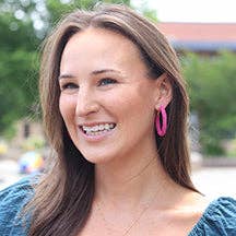 Custom Solid Beaded Hoop Earrings
