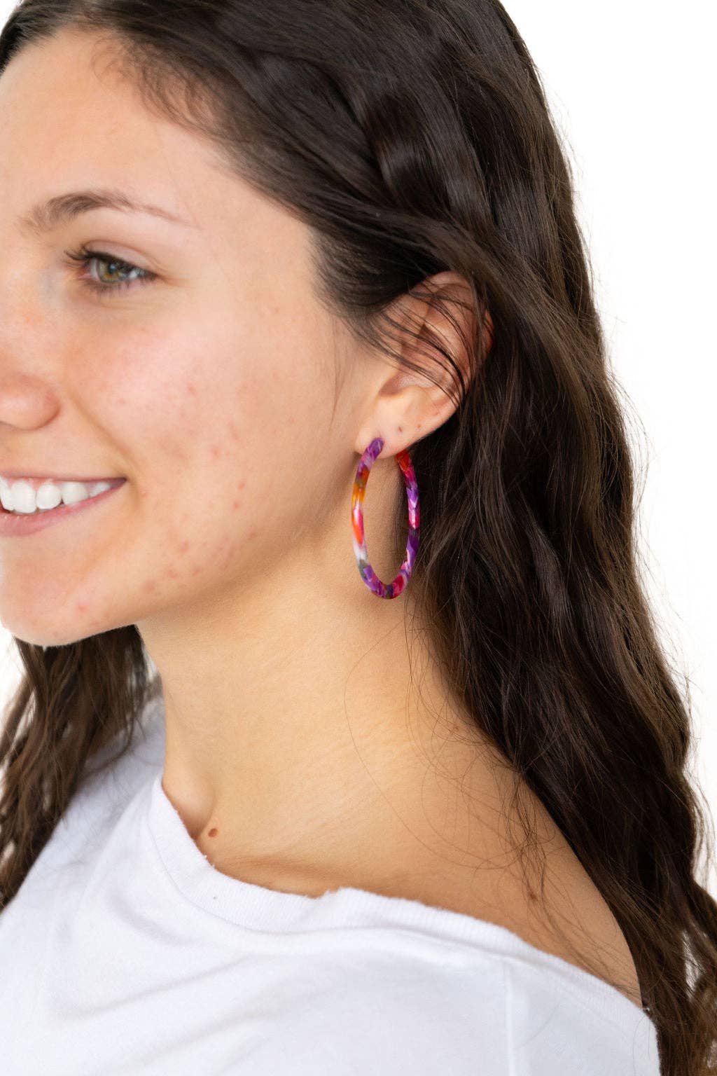 Cameron Hoops | Paradise Pink