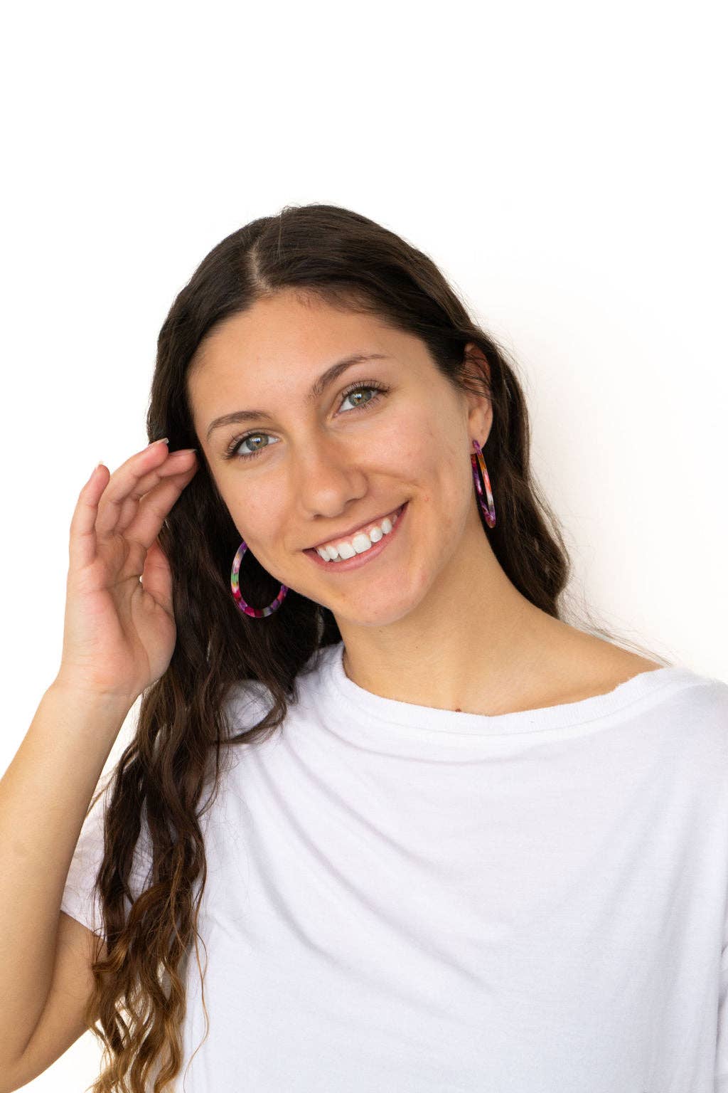 Cameron Hoops | Paradise Pink