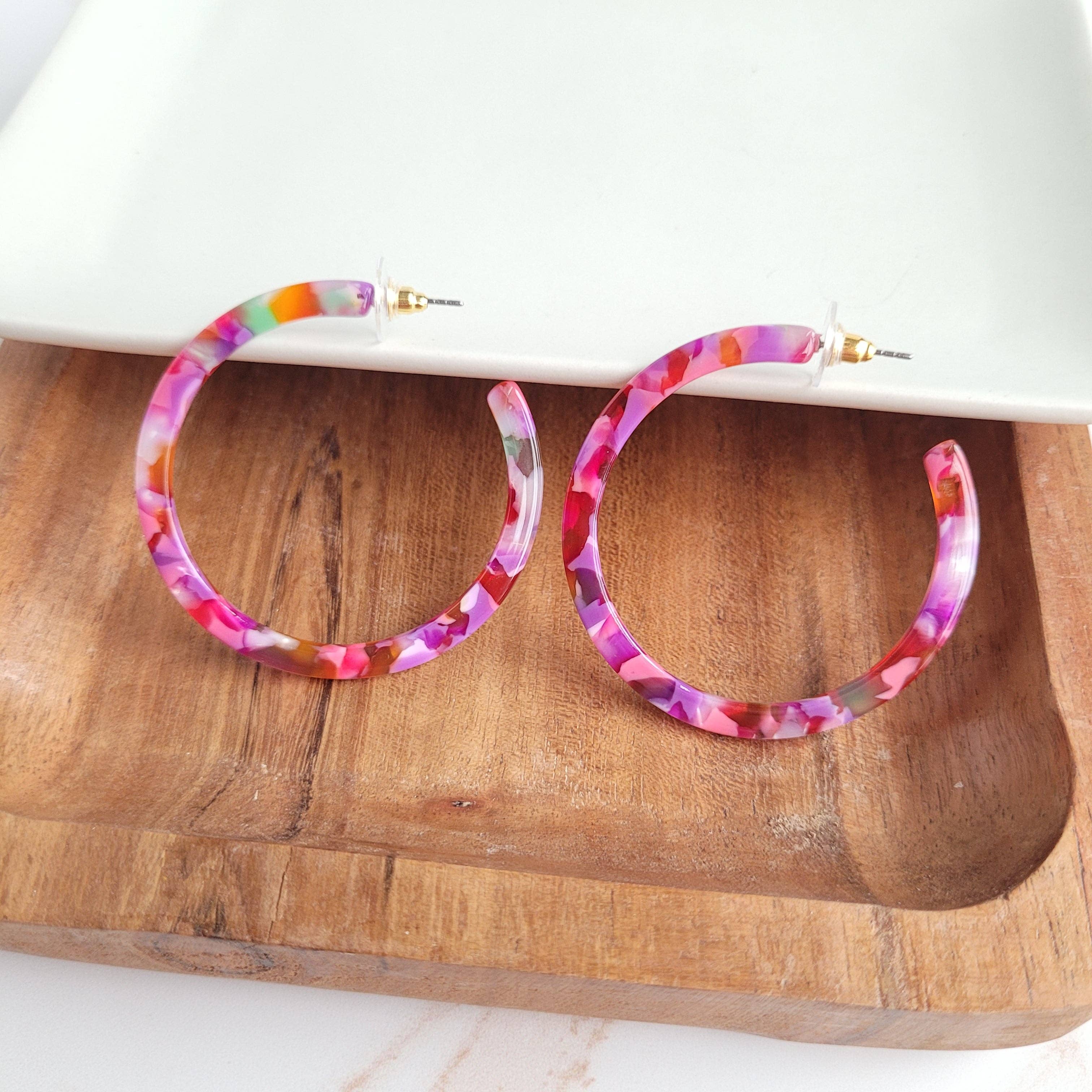 Cameron Hoops | Paradise Pink