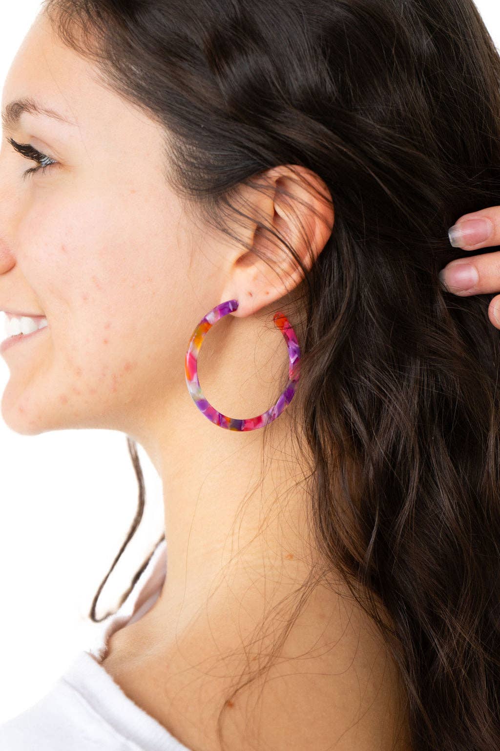 Cameron Hoops | Paradise Pink