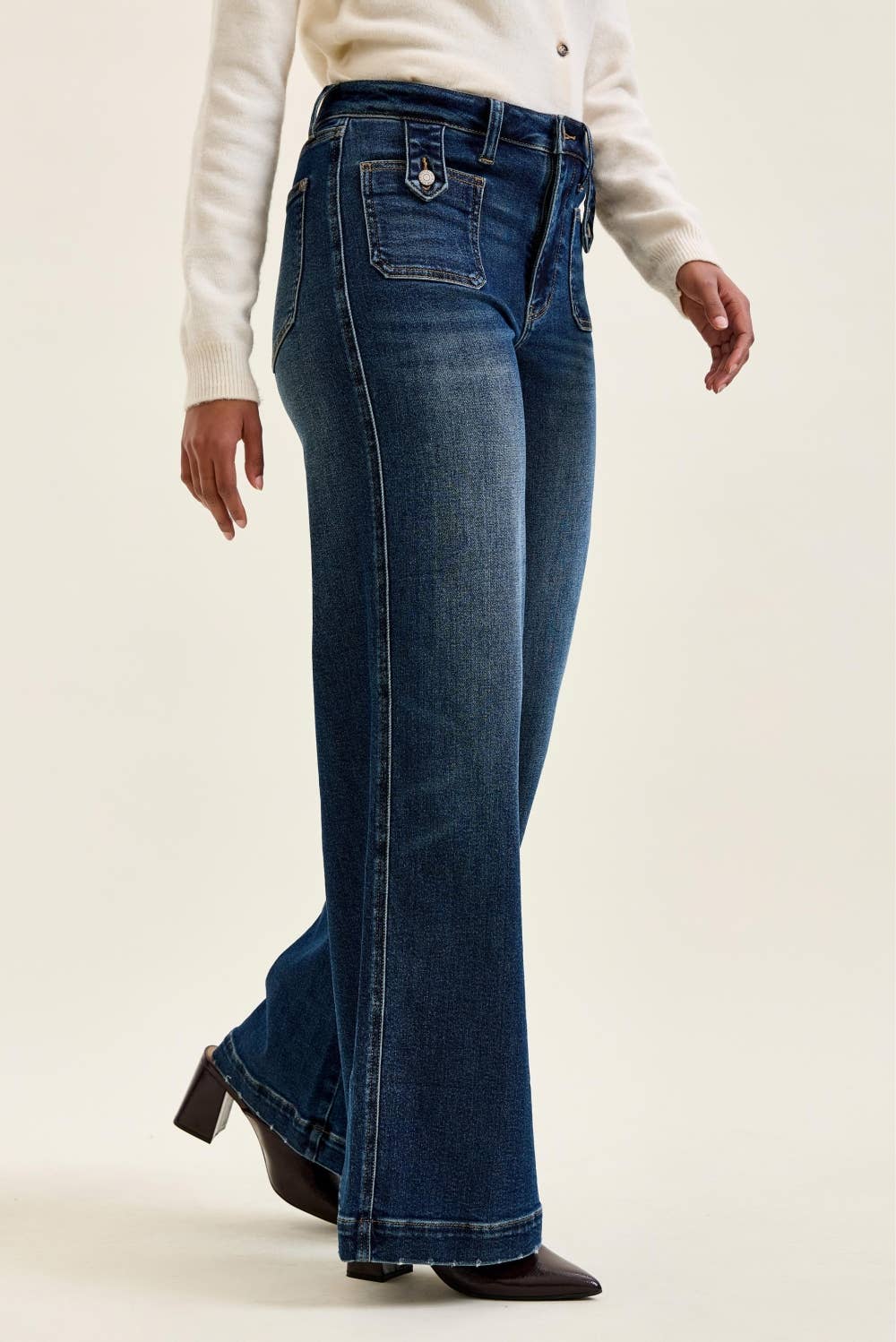 Judy Blue LUX Retro Wide Leg Jeans