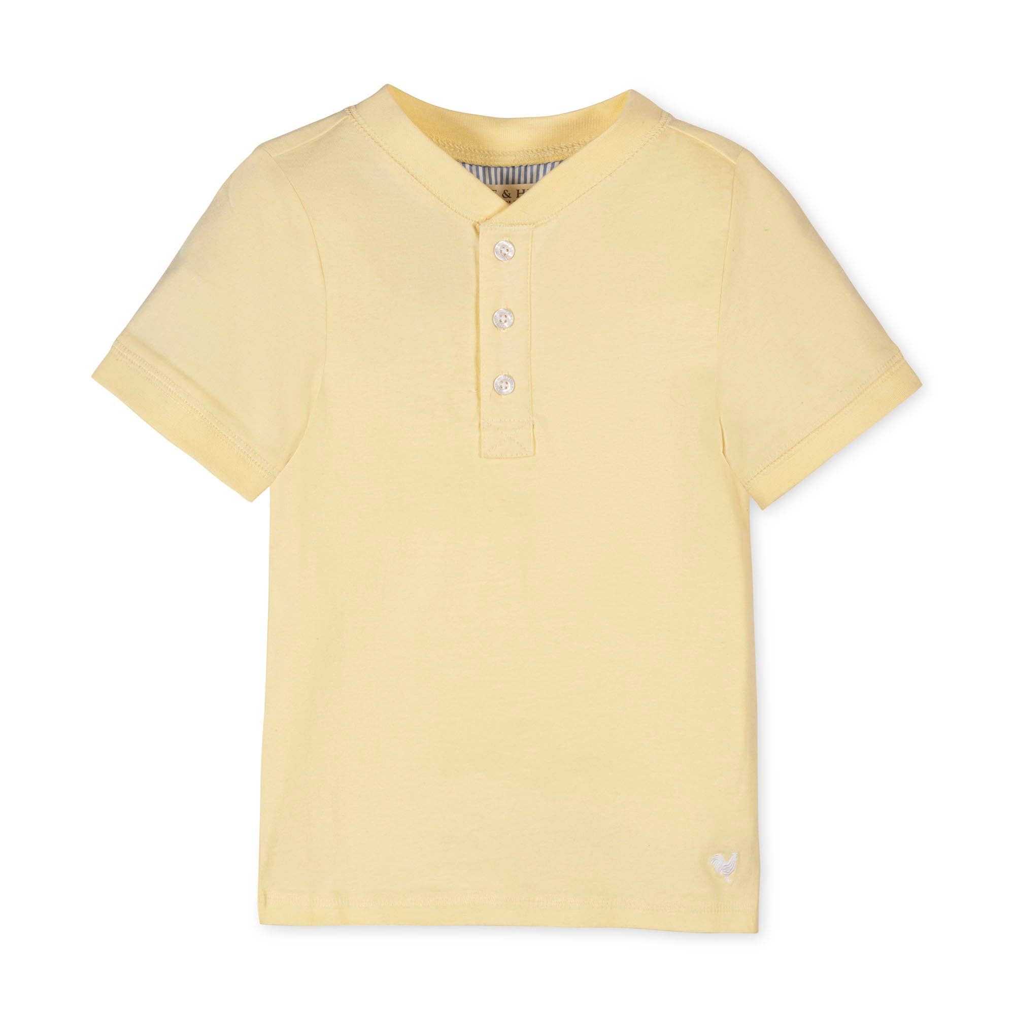 Organic Short Sleeve Henley Tee