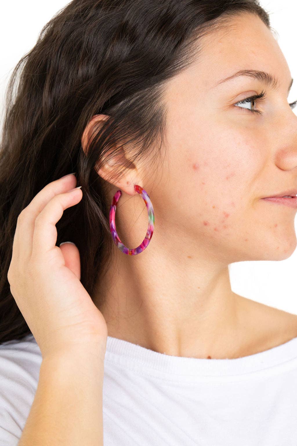 Cameron Hoops | Paradise Pink