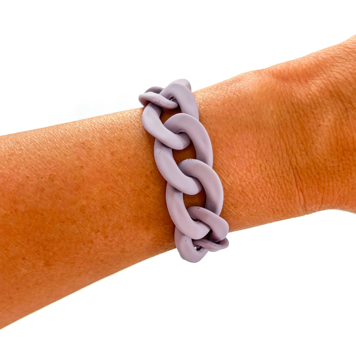 All Chunky Acrylic Chain Link Bracelet
