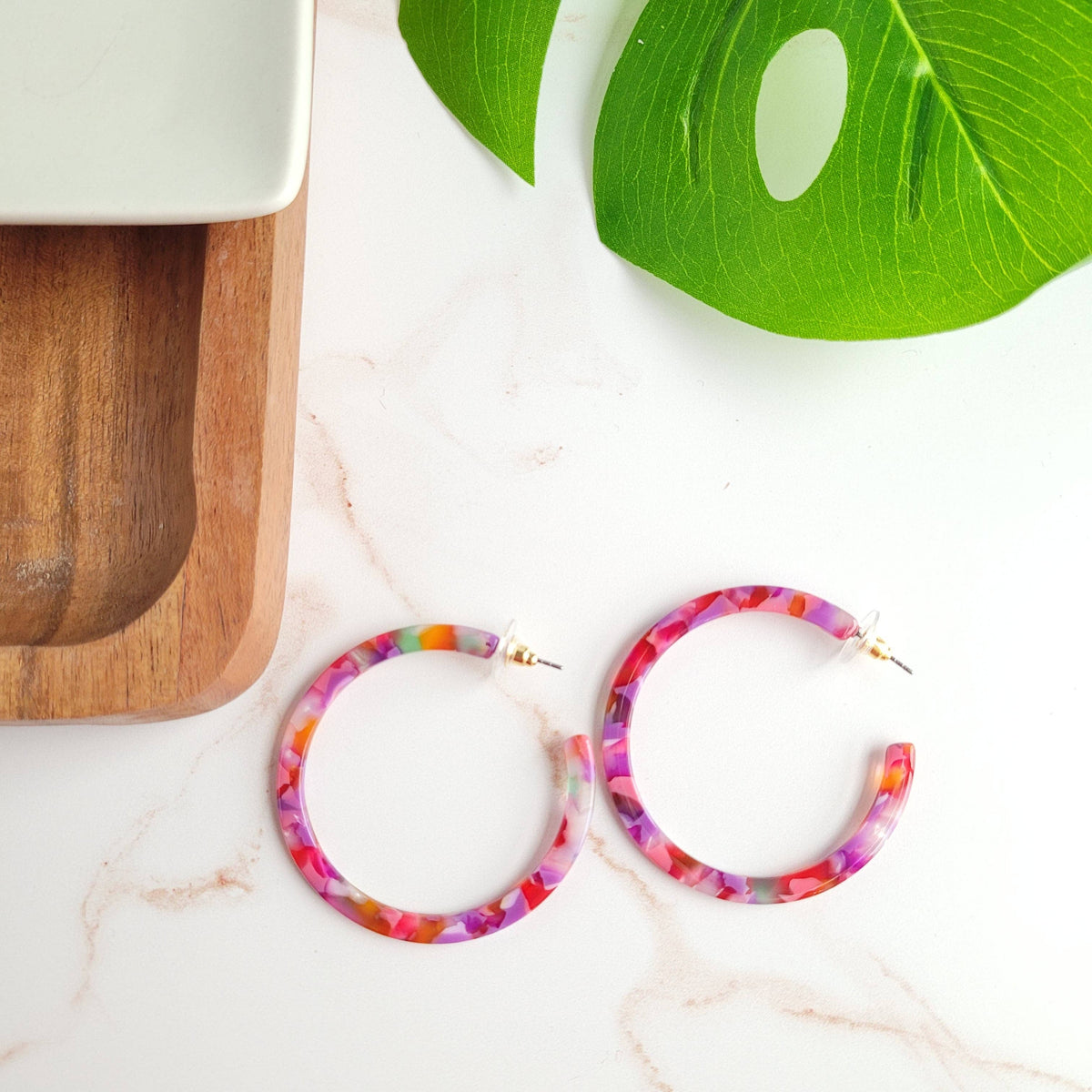 Cameron Hoops | Paradise Pink