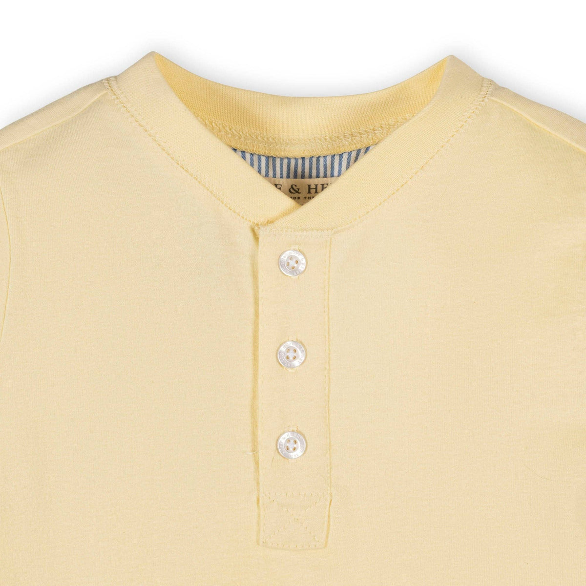 Organic Short Sleeve Henley Tee